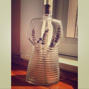 Vintage Lavender Display Bottle